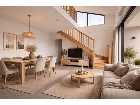 duplex 88 m² avec terrasse xxl de 55 m² un duplex unique avec grande terrasse à bègles rar