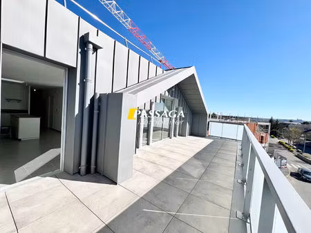 appartement sebazac concoures t4 95.22 m² - terrasse 19.84 m² expo s/o - parking couvert p