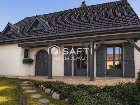 bruyeres -et-montberault: pavillon sur sous-sol complet  jardin  4 chambres  confort p. pi