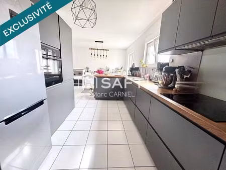 maison jumelée 77m2 env.  calme:réno intérieure 100%