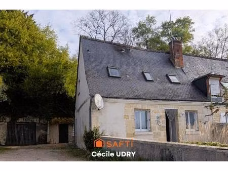 charmante maison tourangelle et sa belle cave troglodyte
