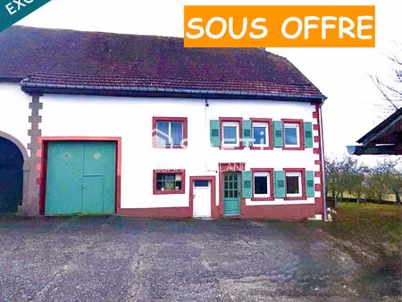 maison 4 chambres à vendre à 9 km de sarreguemines  12 ares env.  4 garages dans cour priv