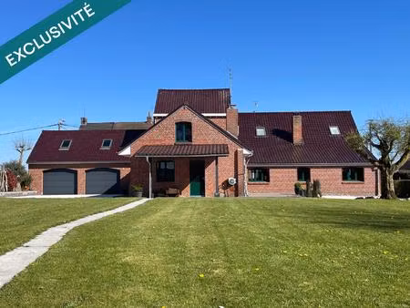 90 m² de pièce de vie - 6 chambres – bien rare à steenwerck !