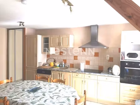 la bastide sur l'hers - a louer- maison de village t4 meublee