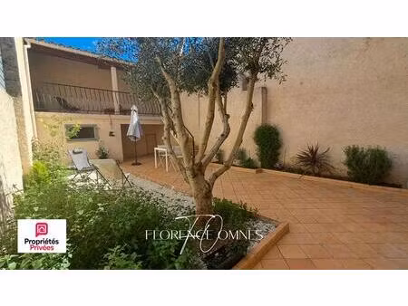 maison de village avec patio à villegailhenc 74m2