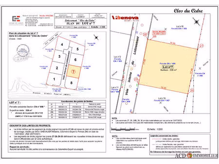 à vendre terrain à bâtir 338 m² - lambesc