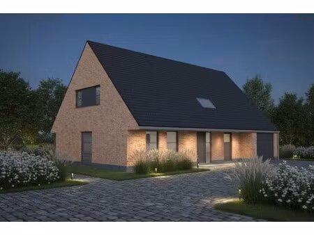 nieuw te bouwen alleenstaande woning te veurne.