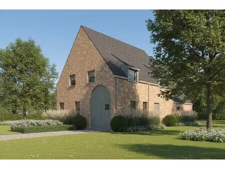 nieuw te bouwen alleenstaande woning te waregem.