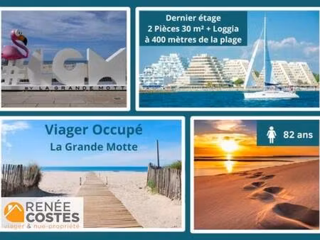 viager occupé - f81 ans - la grande motte (34280)