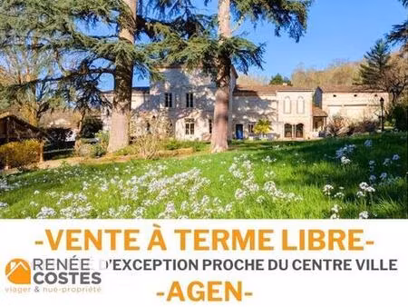 vente à terme libre sur 120 mois - agen (47000)