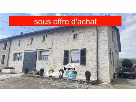 vente maison 5 pièces 151 m² à borville (54290)  215 000 €