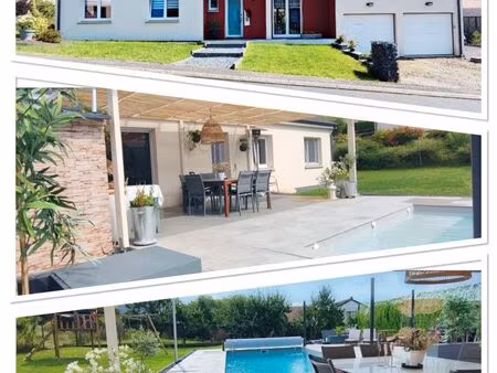 superbe maison contemporaine de plain-pied avec piscine