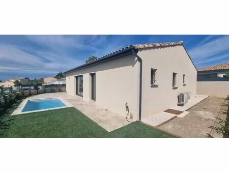 villa capestang 4 pièce(s) 109 m2 avec piscine sur 424 m² de terrain