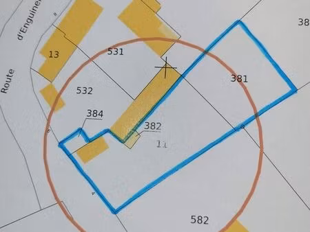 terrain 1361 m² beussent