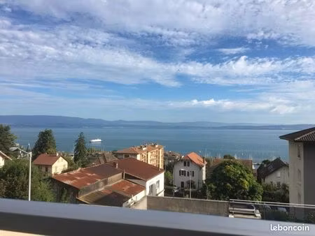 vue lac panoramique - t2 evian