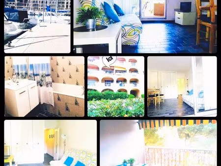 studio meublé sur le port de hyères/ bail étudiant ou mobilité - tout à pied