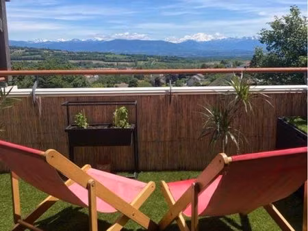 appt cosy meublé avec vue mont blanc