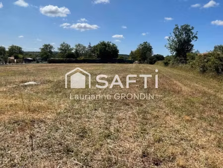 vente terrain 2868 m² asnières-la-giraud (17400)