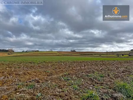 vente terrain 1300 m2 à duras
