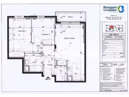 location appartement 3 pièces 58 m² à corbeil-essonnes (91100)