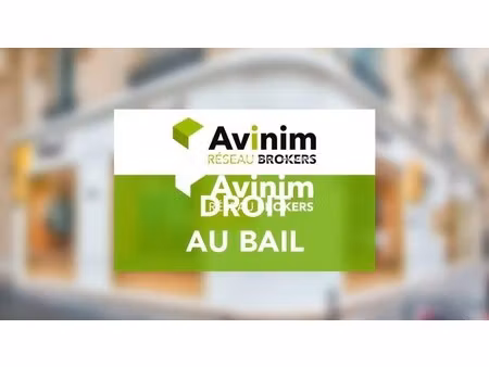 location commerce 72 m²