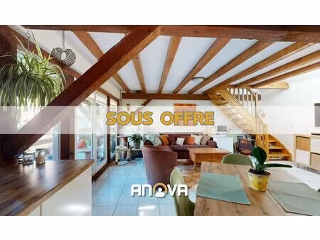 appartement-maison 3 pièces avec terrasse  garage  parking et e