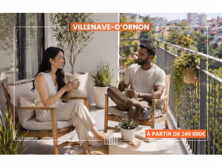 vente appartement neuf 4 pièces 82m2 villenave-d'ornon - 269000 € - surface privée