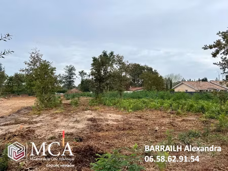 vente terrain 350 m² belin-béliet (33830)