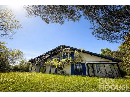 maison landaise avec appartement t3 à pomarez.