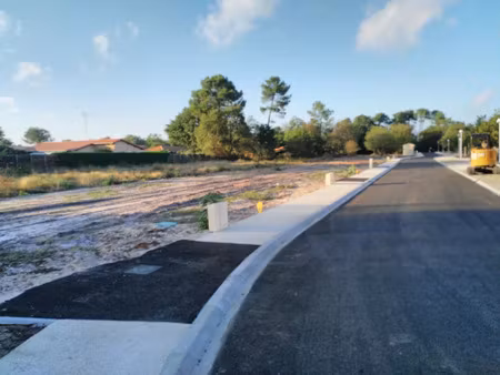 vente terrain 500 m² ychoux (40160)