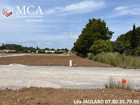 vente terrain 352 m² bourgneuf (17220)