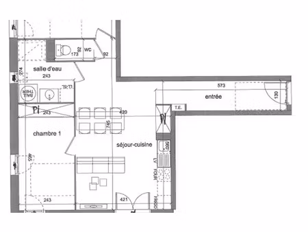 appartement biscarrosse m² t-3 à vendre  292 000 €
