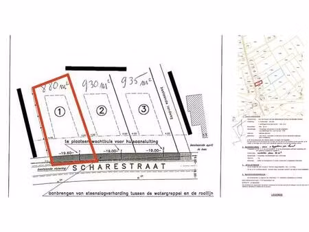 terrain à bâtir à vendre à scharestraat oostkamp (rbv69533)