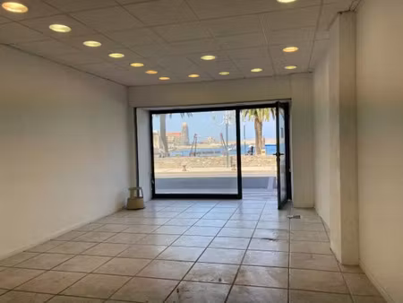 location local commercial 45m2 collioure 66190 - 1500 € - surface privée
