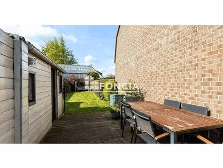 saint-andré-lez-lille - maison semi individuelle avec jardin exposé sud-ouest - garage + p