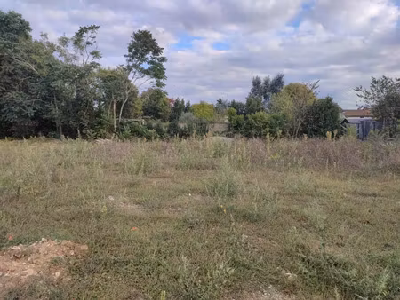 vente terrain à construire 500 m² castres-gironde (33640)