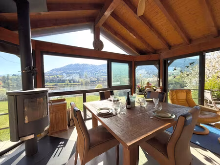 maison de plain-pied 102 m² - vue lac de machilly - sous-sol co