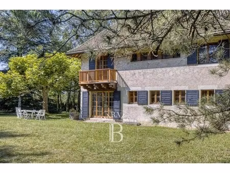 barnes annecy : maison de maitre - premiere ligne lac - propriete de caractere avec parc