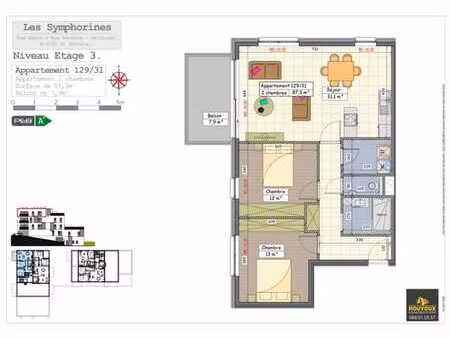 magnifique appartement 2 chambres