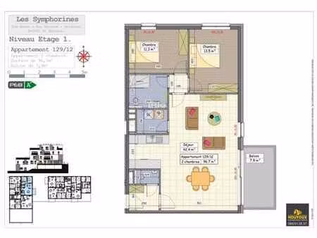 magnifique appartement 2 chambres