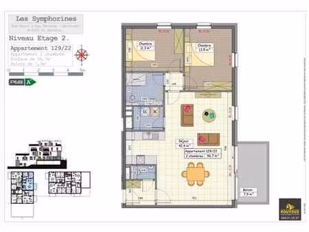 magnifique appartement 2 chambres