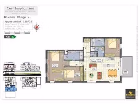 magnifique appartement 3 chambres