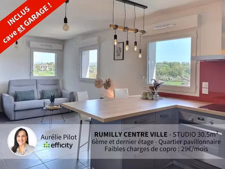 vente appartement 1 pièce 30.5 m² à rumilly (74150)  169 000 €