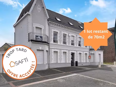 vente appartement 3 pièces 75 m² à saint-laurent-blangy (62223)  145 000 €