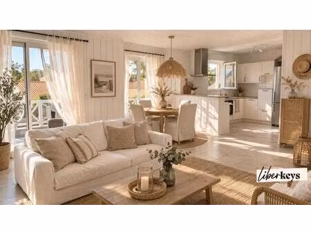 t3 duplex lumineux avec double terrasse – calme