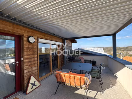 appartement t4 95m² dernier étage avec terrasse et garage double - loire-sur-rhône clos de