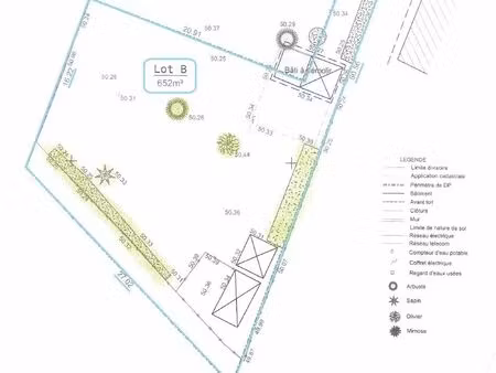 terrain 652 m² belin beliet