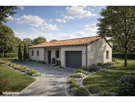 maison 3 chambres + garage à faye l'abbesse