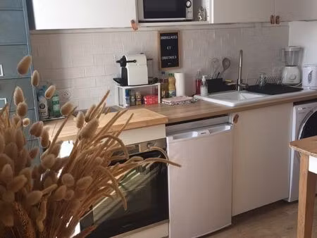 loue studio meublé proche mer refait à neuf