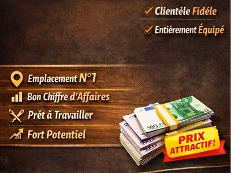 à vendre - fond de commerce salon de coiffure